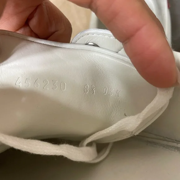 Gucci Ace Embroidered Snake Sneakers Man Italian Size 8 1/2 - Picture 5 of 9